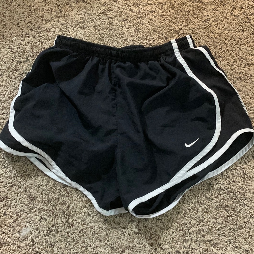 black nike shorts